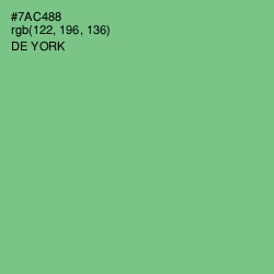 #7AC488 - De York Color Image